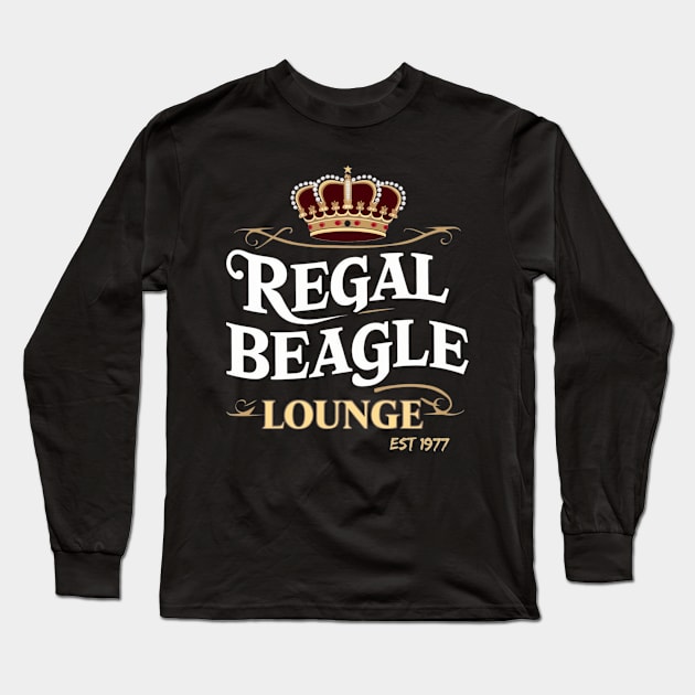 regal beagle lounge Long Sleeve T-Shirt by Ethen